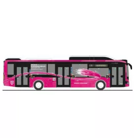   Rietze 75414 MAN Lion's City 12 2018 CNG városi autóbusz, Wiener Neustadt - Magenta (H0)