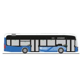   Rietze 75598 Mercedes-Benz eCitaro városi autóbusz, OVA Omnibus (H0)