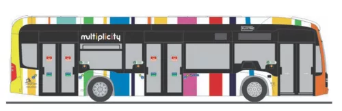 Rietze 75600 Mercedes-Benz eCitaro városi autóbusz, Ville de Luxembourg (H0)