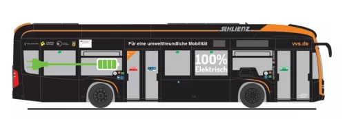 Rietze 75611 Mercedes-Benz eCitaro városi autóbusz, Schlienz Tours (H0)