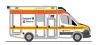 Rietze 76098 Mercedes-Benz GSF RTW - Malteser Emsland (H0)