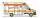 Rietze 76098 Mercedes-Benz GSF RTW - Malteser Emsland (H0)