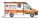Rietze 76120 Mercedes-Benz STROBEL RTW 18 - ZRF - BF Saarbrücken (H0)