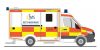 Rietze 76129 Mercedes-Benz GSF RTW 18 - IMS Rettungsdienst (H0)