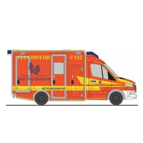 Rietze 76137 Mercedes-Benz GSF RTW - FW Bad Oeynhausen (H0)