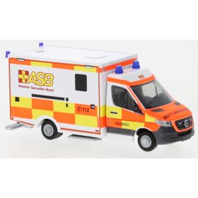   Rietze 76191 Mercedes-Benz Wietmarscher Ambulanz RTW 2018, ASB München (263446) (H0)