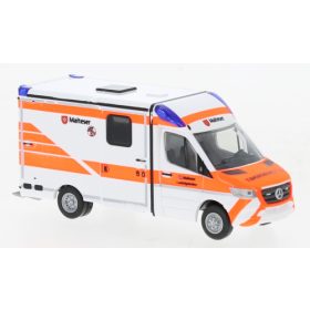   Rietze 76240 Mercedes-Benz System Strobel RTW 2018, Malteser Ludwigshafen (259773) (H0)