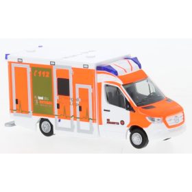   Rietze 76262 Mercedes-Benz GSF RTW 2018, Rettungsdienst Kreis Lippe (258345) (H0)