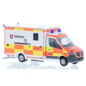   Rietze 76287 Mercedes-Benz Wietmarscher Ambulanz RTW 2018, Malteser Waischenfeld (256066) (H0)
