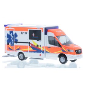   Rietze 76293 Mercedes-Benz Wietmarscher Ambulanz RTW 2018, Reinoldus Rettungsdienst Dortmund (255048) (H0)