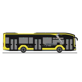   Rietze 76325 MAN Lion's City 12 E autóbusz, Landbus Oberes Rheintal (H0)