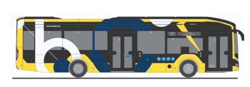 Rietze 76350 MAN Lion's City 12 E autóbusz, Bodensee (H0)
