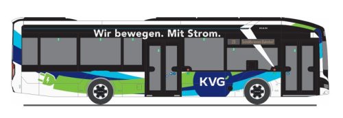 Rietze 76359 MAN Lion's City 12 E autóbusz, Kahlgrund Verkehrsgesellschaft, Schöllkrippen (H0)