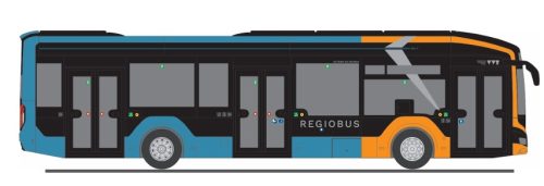 Rietze 76360 MAN Lion's City 12 E autóbusz, Regiobus VVT (H0)