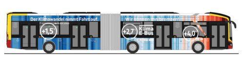 Rietze 76513 MAN Lion's City 18 E 2018 városi csuklós autóbusz, Stadtwerke Tübingen - Klima E-bus (H0)