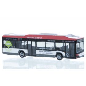   Rietze 76805 Solaris Urbino 12 electric 2019 városi autóbusz, NVG, Würzburg (248686) (H0)