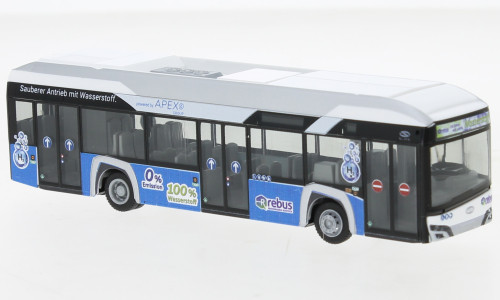 Rietze 77009 Solaris Urbino 12 Hydrogen 2019 városi autóbusz, Rebus Rostock (258362) (H0)