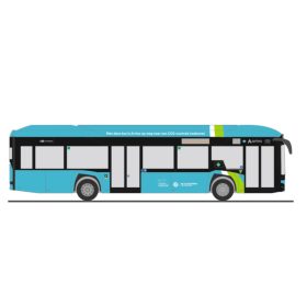   Rietze 77012 Solaris Urbino 12 Hydrogen 2019 autóbusz, Arriva (H0)