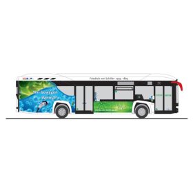   Rietze 77013 Solaris Urbino 12 Hydrogen 2019 autóbusz, Stadtwirtschaft Weimar (H0)