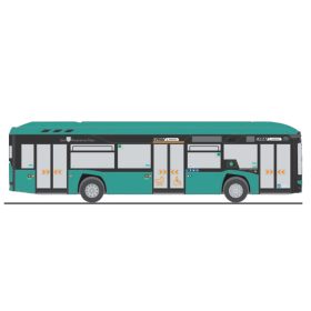   Rietze 77017 Solaris Urbino 12 Hydrogen 2019 autóbusz, ICB Frankfurt (H0)