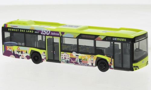 Rietze 77209 Solaris Urbino 12 2019 városi autóbusz, LIEmobil - 100 Jahre Busverkehr (FL) (263467) (H0)