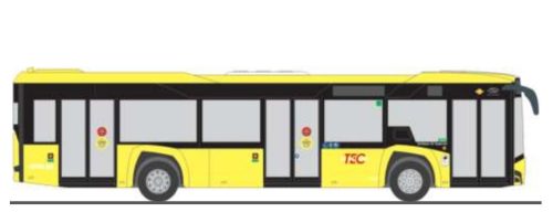 Rietze 77214 Solaris Urbino 12 Hydrogen 2019 autóbusz, LETEC (H0)