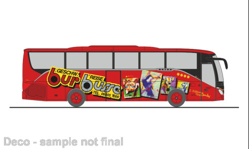 Rietze 77907 Setra S 515 HD autóbusz, Bur Reisen (264944) (H0)