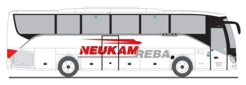 Rietze 77916 Setra S 515 HD autóbusz, Neukam Reba, Fürth (H0)