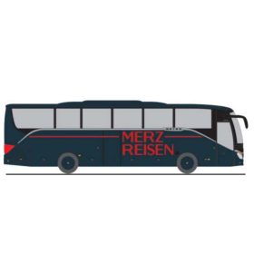   Rietze 77918 Setra S 515 HD autóbusz, Merz Reisen, Gnadenberg (H0)