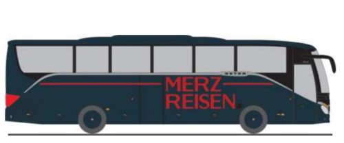 Rietze 77918 Setra S 515 HD autóbusz, Merz Reisen, Gnadenberg (H0)