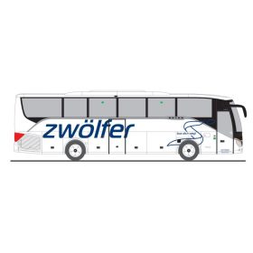   Rietze 77919 Setra S 515 HD autóbusz, Zwölfer Reisen, Melk (H0)