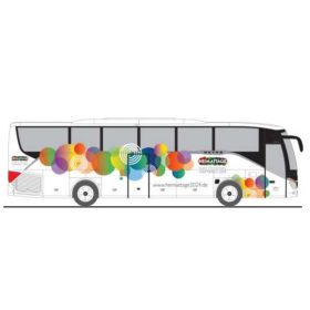 Rietze 77921 Setra S 515 HD autóbusz, Omnibus Rupp (H0)