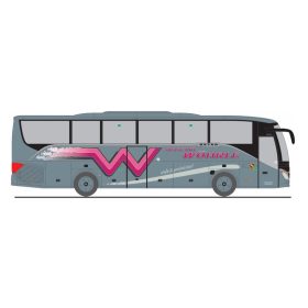 Rietze 77929 Setra S 515 HD autóbusz, Wöhrle Reisen (H0)