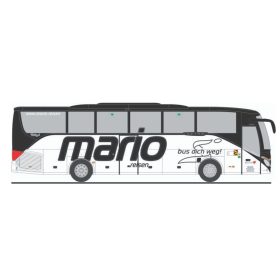 Rietze 77937 Setra S 515 HD autóbusz, Mario Reisen (H0)