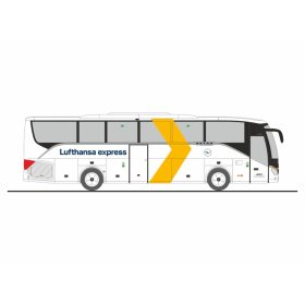   Rietze 77942 Setra S 515 HD autóbusz, Lufthansa Express- Arzt Reisen (H0)