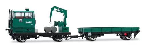 Rivarossi 2913S Vasúti pályakarbantartó jármű - Rottenkraftwagen KLV 53, BASF (E4) (H0) - Sound