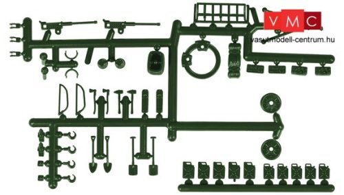 Roco 0277 Katonai kiegészítők gumikerekes és lánctalpas járművekhez (H0)