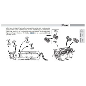 Roco 135685 Gőzmozdony 302-es sorozat  csere kerekek.