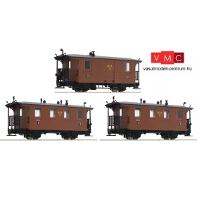   Roco 34043 Személykocsi készlet, 3-részes RüKB (Rügenschen Kleinbahn) (E1) (H0e)
