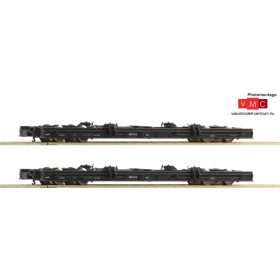   Roco 34067 Görgős rakfelületű teherkocsi-pár (Rollwagen), DR (E4) (H0e)