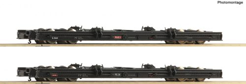 Roco 34068 Görgős rakfelületű teherkocsi-pár (Rollwagen), CSD (E3-4) (H0e)