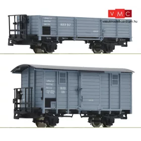   Roco 34559 Teherkocsi-pár, nyitott és fedett teherkocsi fékállással, RüKB (Rügenschen Kleinbahn) (E1) (H0e)