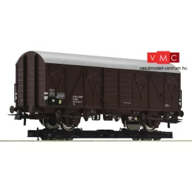   Roco 34575 Görgős rakfelületű teherkocsi (Rollwagen) (H0e), fedett teherkocsival, ÖBB (E4) (H0)