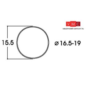 Roco 40072 Tapadógyűrű 16,5-19 mm kerékre, DC (10 db)