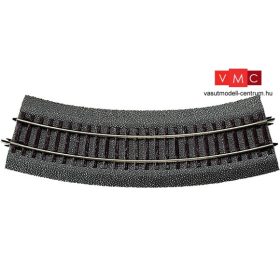   Roco 42522 Gumiágyazatos íves sín, R2 358 mm 30°, Roco LINE (H0)