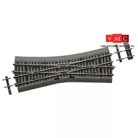 Roco 42546 Gumiágyazatos egyszerűsített angolváltó 15°, EKW 15, 230 mm, Roco LINE (H0)