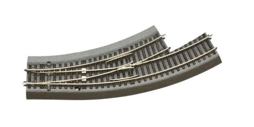 Roco 42560 Gumiágyazatos íves váltó, balos BWL 2/3, polarizált, Roco LINE (H0)