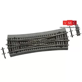 Roco 42594 Gumiágyazatos angolváltó 15°, DKW 15, 230 mm Roco LINE (H0)