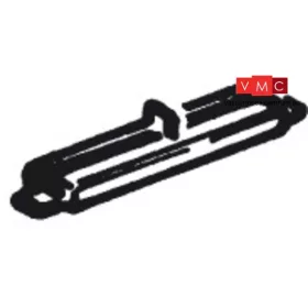 Roco 42611 Szigetelt sínösszekötő, 24 db, Roco LINE (H0)