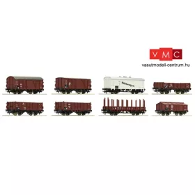 Roco 44003 Teherkocsi-készlet, 8 db, DRG (E2) (H0)